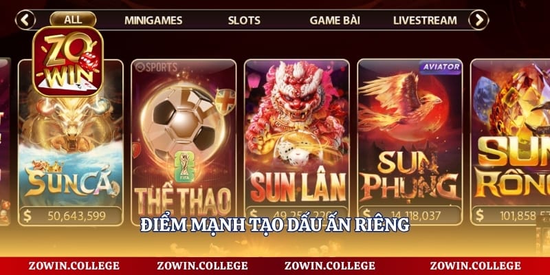 Điểm mạnh tạo dấu ấn riêng 